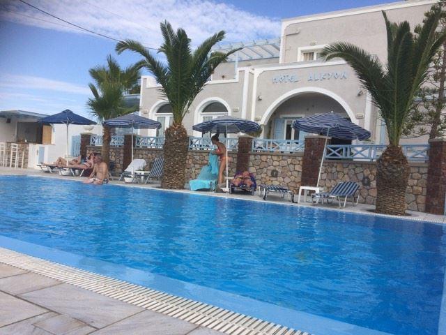 Alkyon Hotel Kamari  Exterior photo