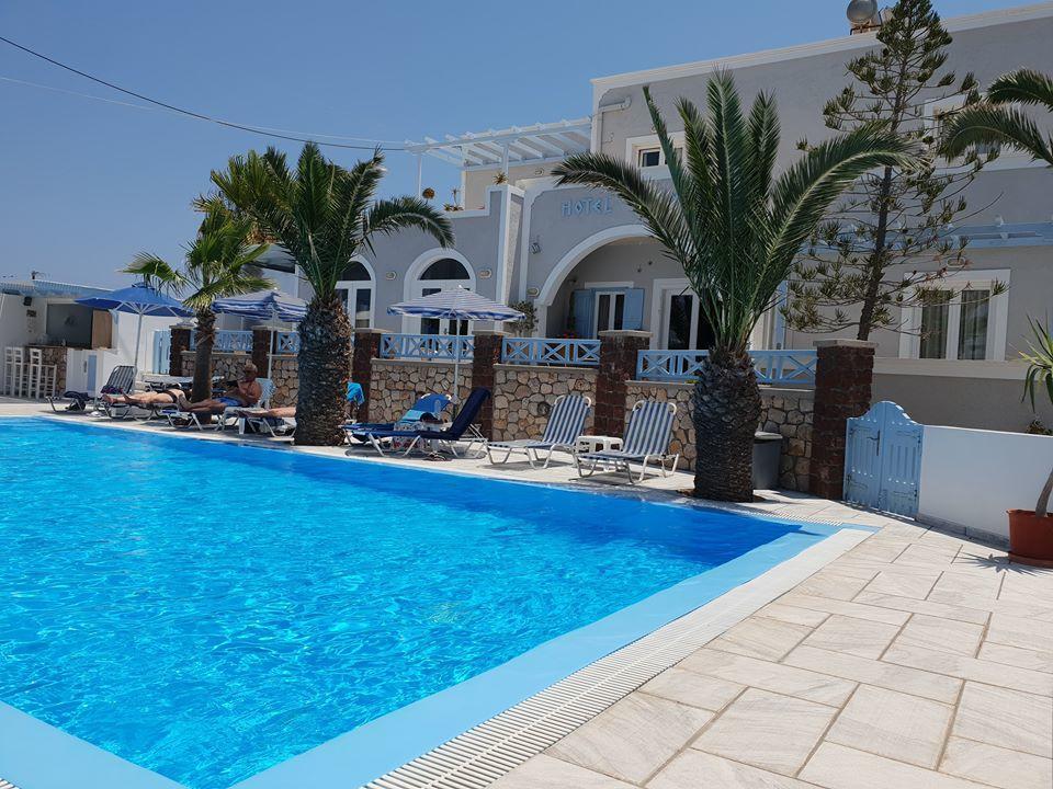 Alkyon Hotel Kamari  Exterior photo