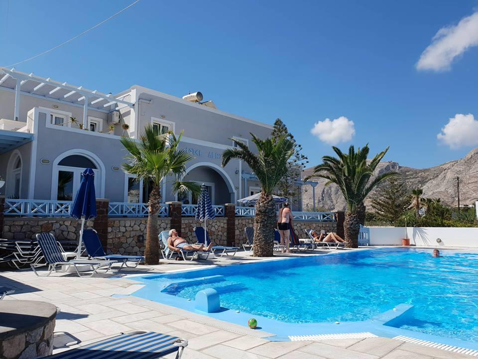 Alkyon Hotel Kamari  Exterior photo