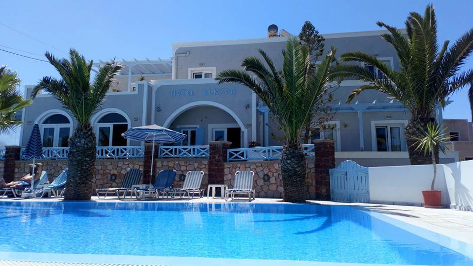 Alkyon Hotel Kamari  Exterior photo